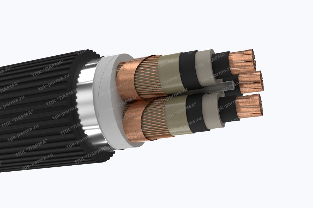 Фотография провода Кабель ПвПу2гж 1х95/50 - 35кВ
