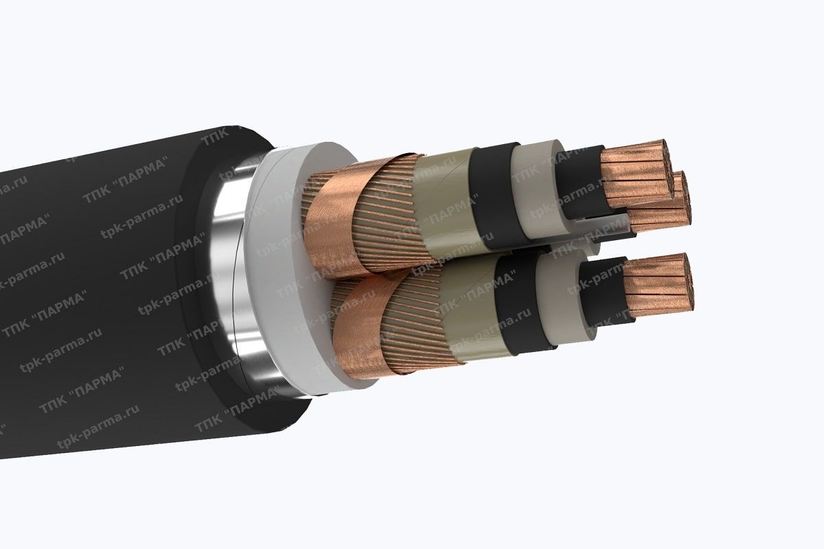 Кабель ПвБВнг(B)-LS 3х150/35 - 20кВ