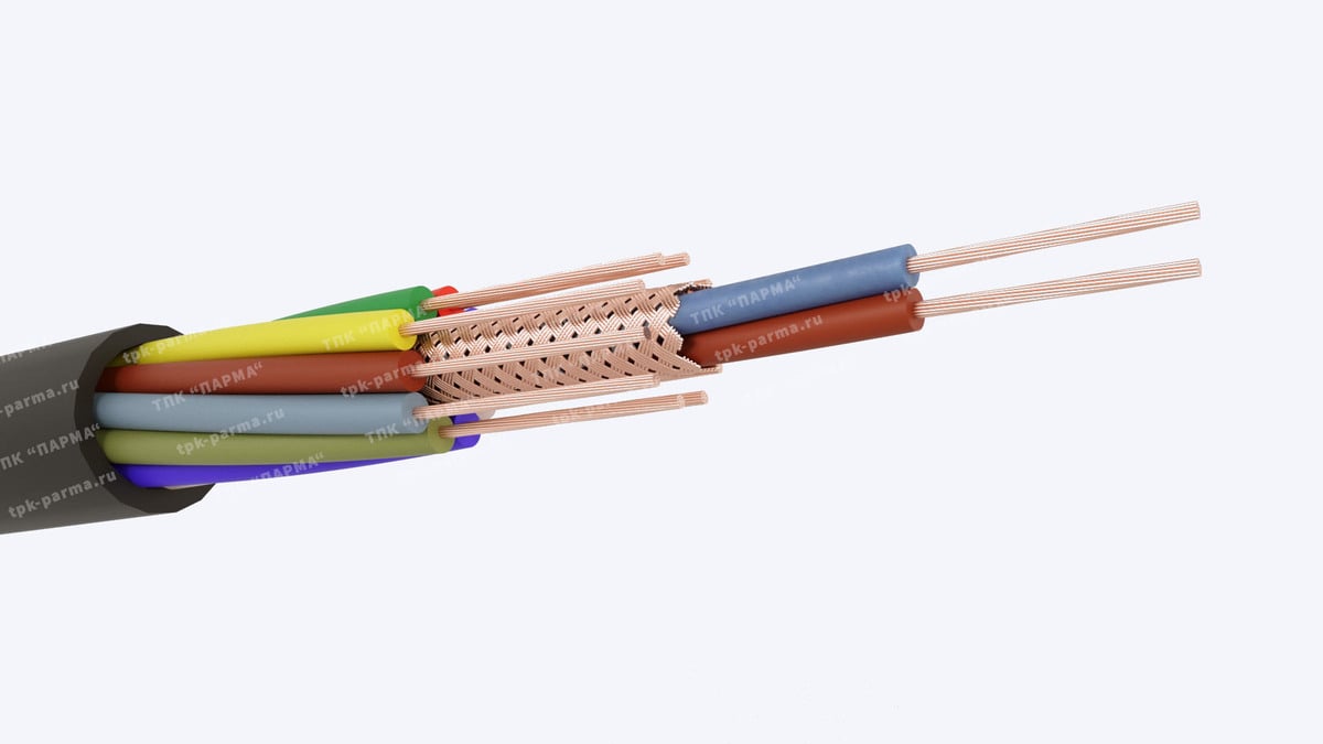 Фотография провода Кабель ШМВ 1х0,35+8х0,35